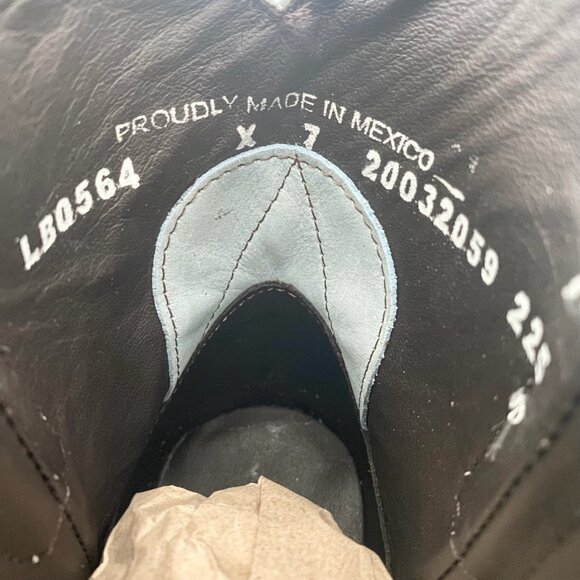 Lane EMMA JANE Womens Cowboy Bootie 7 Western Blue Cowgirl Short Ankle Boots - Picture 9 of 11